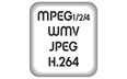 mpeg/wmv/jpg/h264