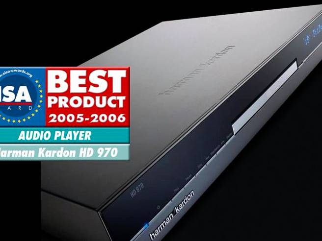 Obrázok ku článku HARMAN KARDON HD 970 ocenený  EISA ako najlepší prehrávač roku 2005-2006